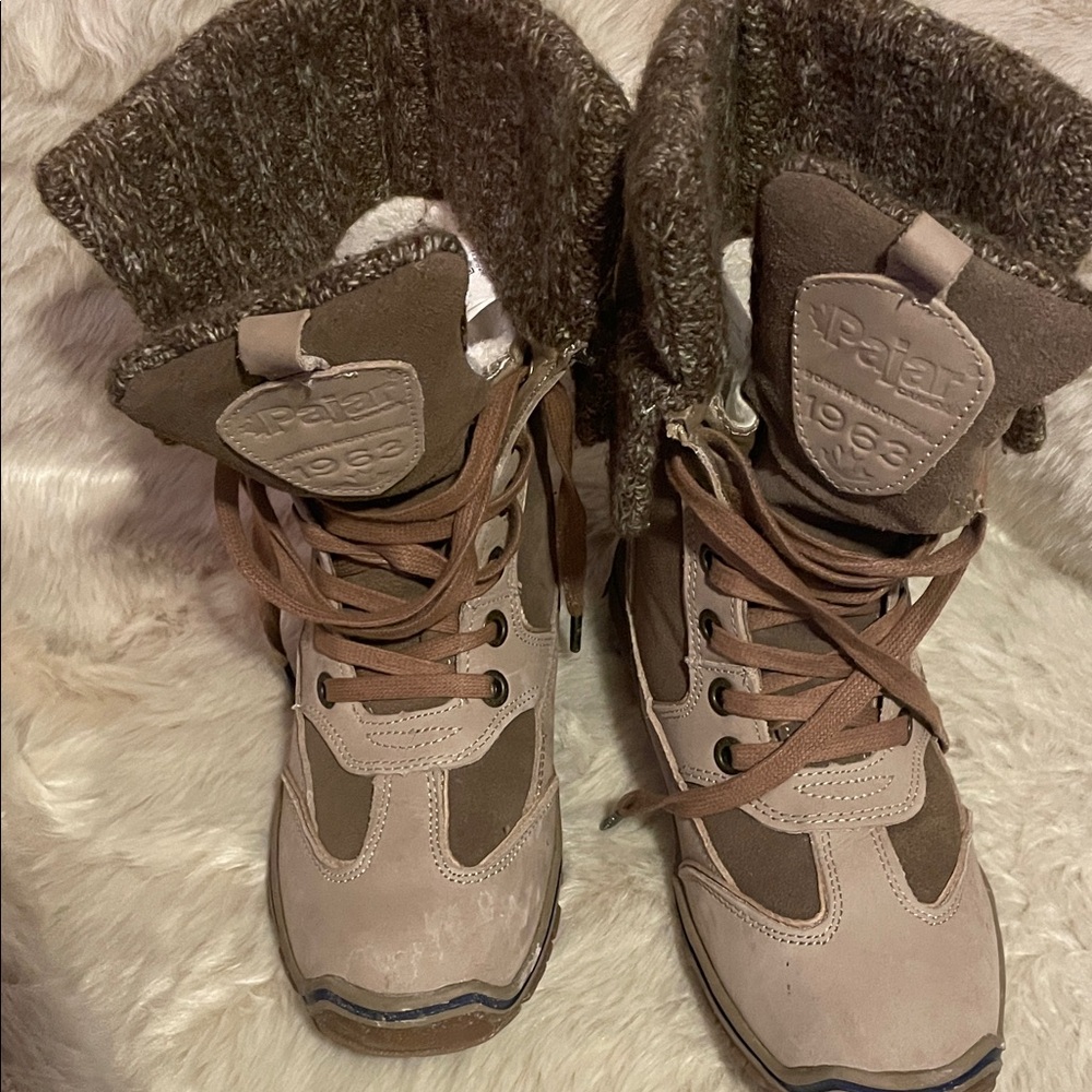 EUC Pajar Ava 1963 Brown Lace-Up Boots